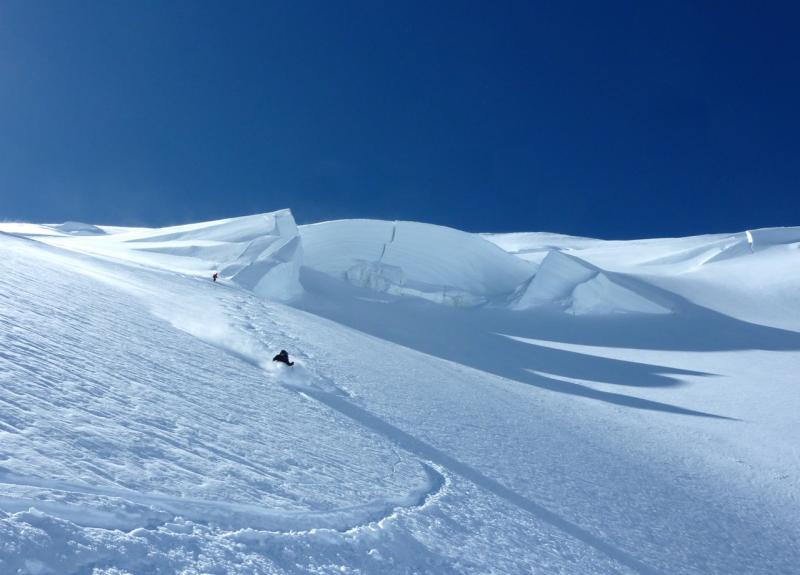 Le Mont Blanc à ski