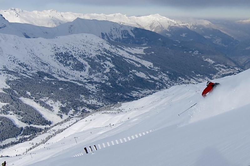 Ski hors piste et  Télémark