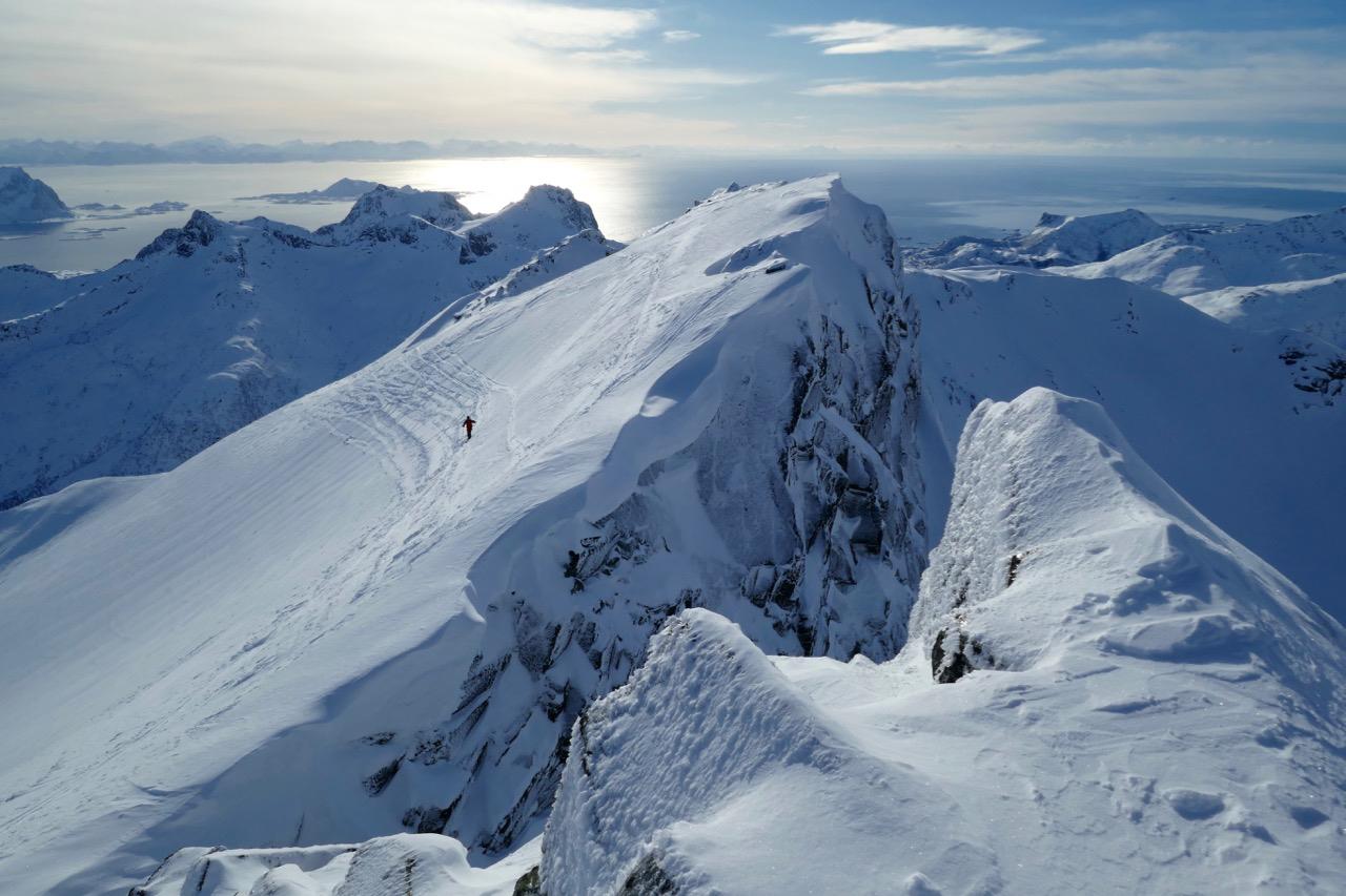 Voyage ski de randonnée îles Lofoten (Norvège)