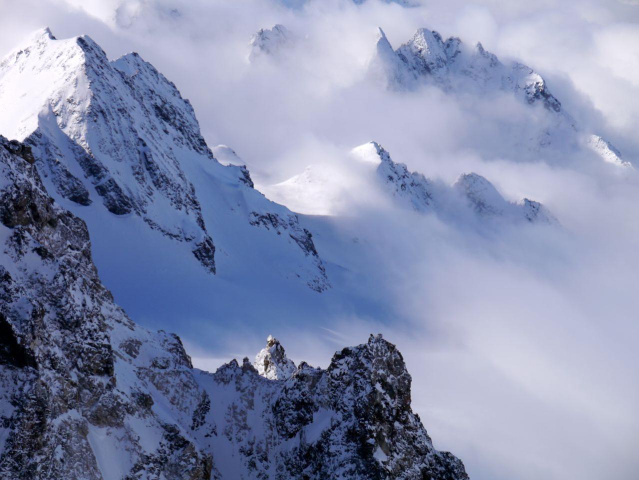Raid a ski Bernina